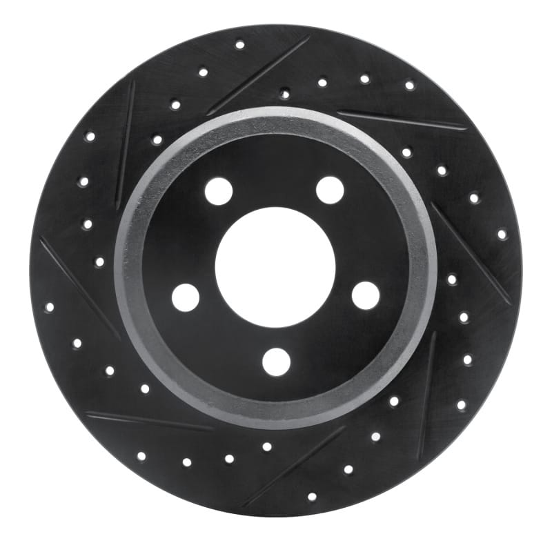 R1 Concepts — R1 05-23 Chrysler 300 Rear Left Drilled & Slotted Black Brake Rotor
R1 Brake Rotor Drill