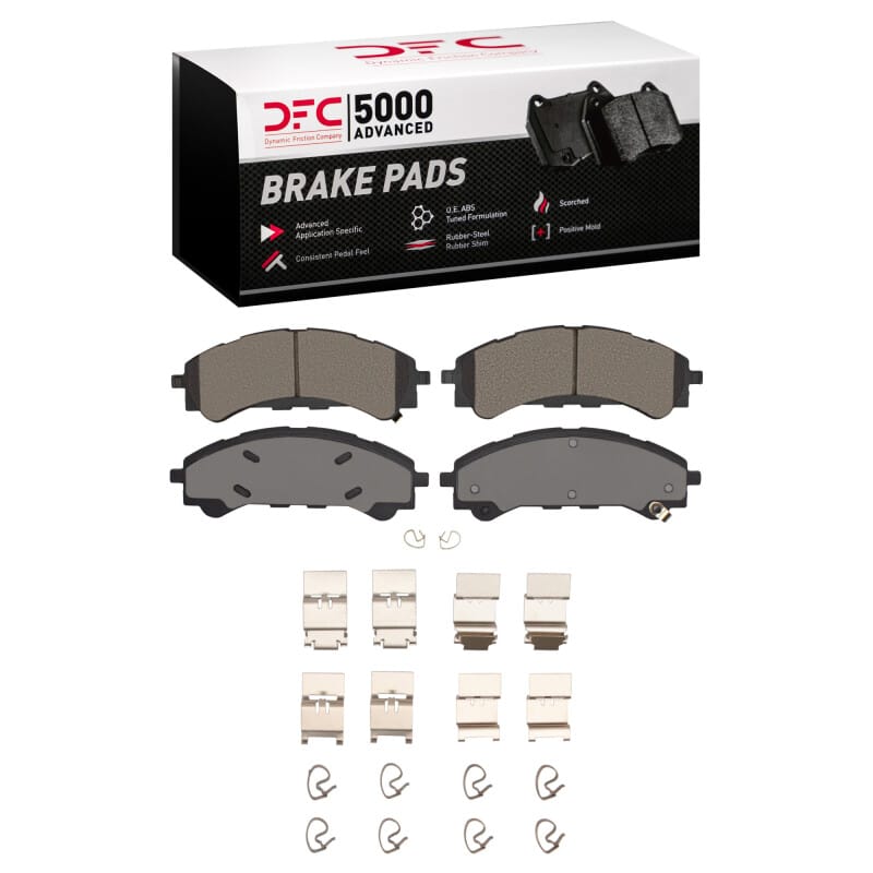 DFC — DFC 19-25 Ford Bronco Front 5000 Advanced Ceramic Brake Pads and Hardware Kit