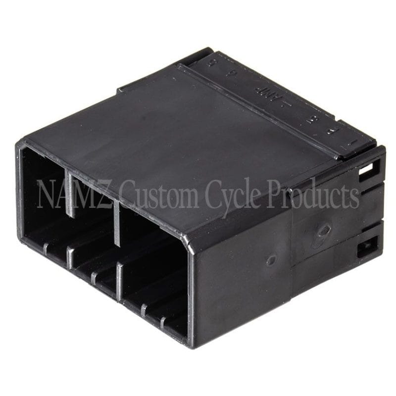 NAMZ — NAMZ AMP Multilock 12-Position Male Wire Cap Housing (HD 73112-96BK)