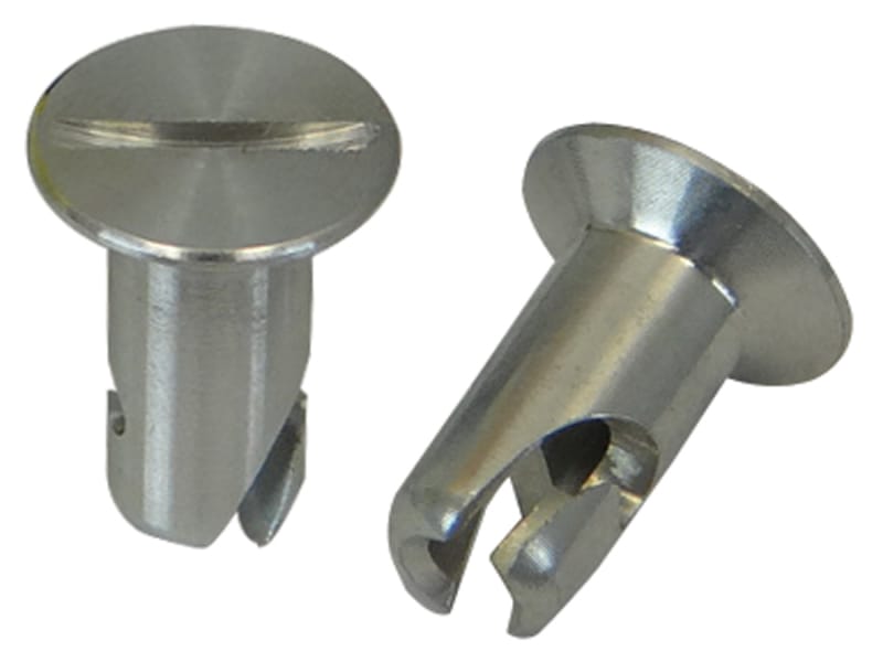 Moroso — Moroso Quick Fastener - Flush Head - 5/16in x .550in - Aluminum - 10 Pack