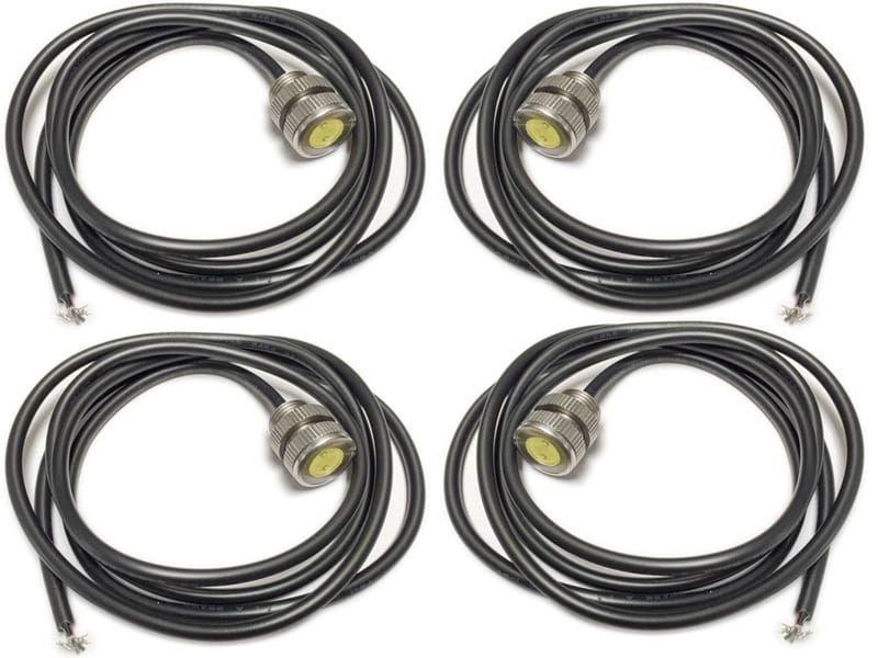 Artec Industries — Artec Industries (4-Pack) - Led Bolt Light - 3 Watt Cool White Stainless Steel 11Mm Silver
