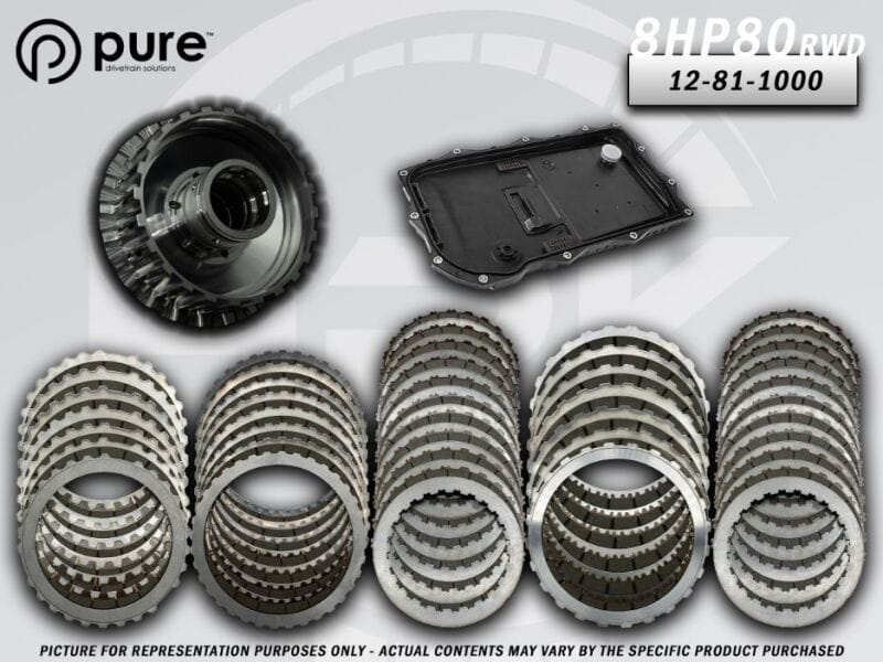 Pure Drivetrain Solutions — Pure Drivetrain 8HP80 High Performance Transmission Hard Parts Kit - RWD - Stage 1