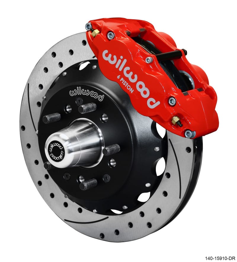 Wilwood — Wilwood Narrow Superlite 6R Front Big Brake Kit 12.88in SRP Drilled and Slotted Rotor - Red
BRAKE KIT