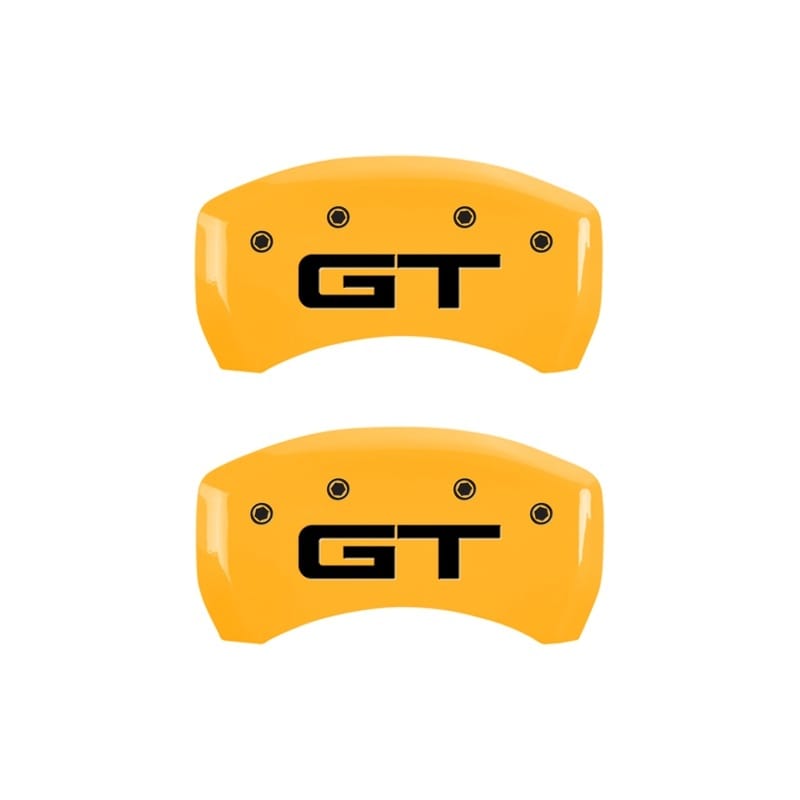MGP — MGP Rear set 2 Caliper Covers Engraved Rear 2015/GT Yellow finish black ch
Caliper Covers