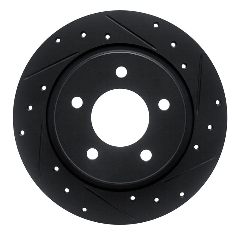 R1 Concepts — R1 04-13 Mazda 3 Rear Right Drilled & Slotted Black Brake Rotor
R1 Brake Rotor Drill