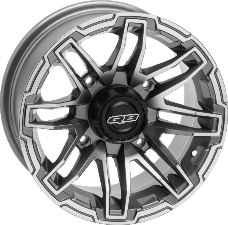 QuadBoss — Stryker Wheel, 14x7, 4/110, 5+2, Gun Metal