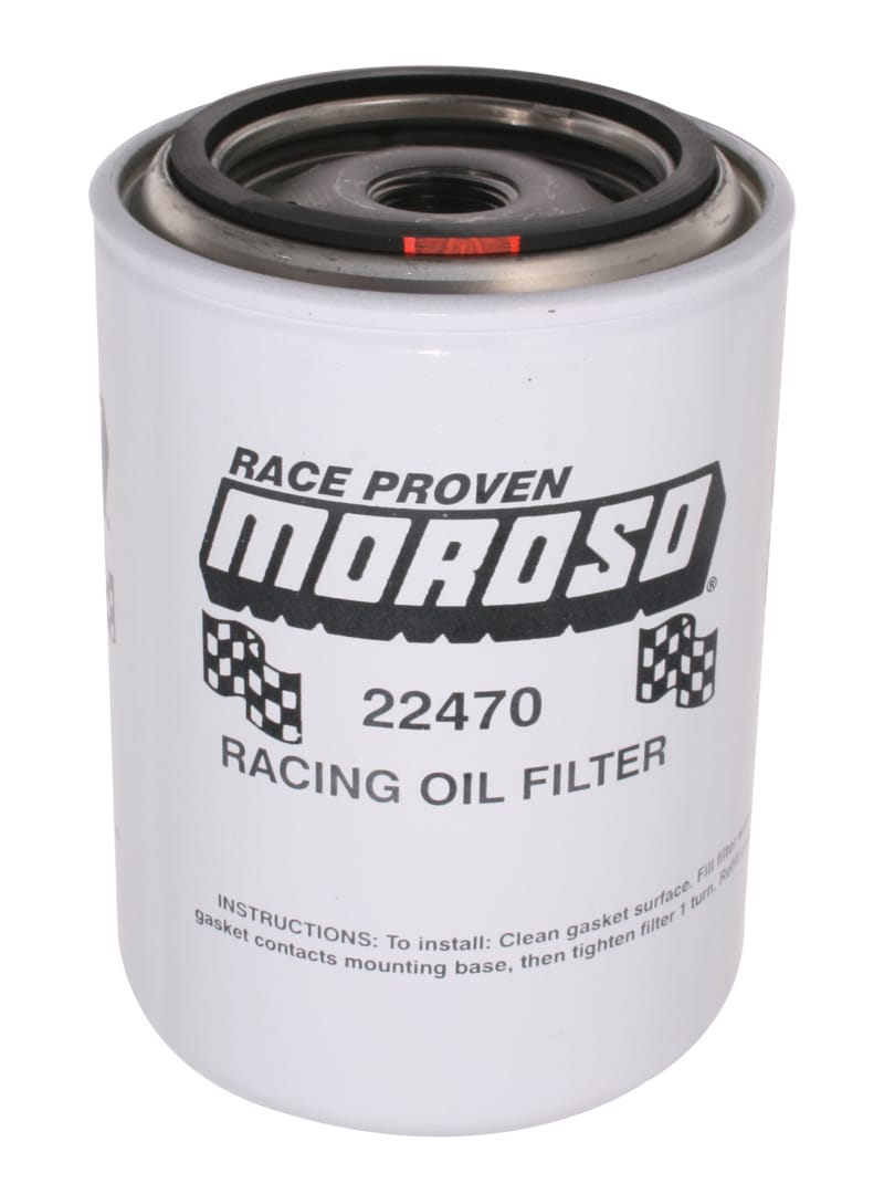 Moroso — Moroso Ford/Mopar/Import 3/4in Thread 5-1/4in Tall Oil Filter - Racing