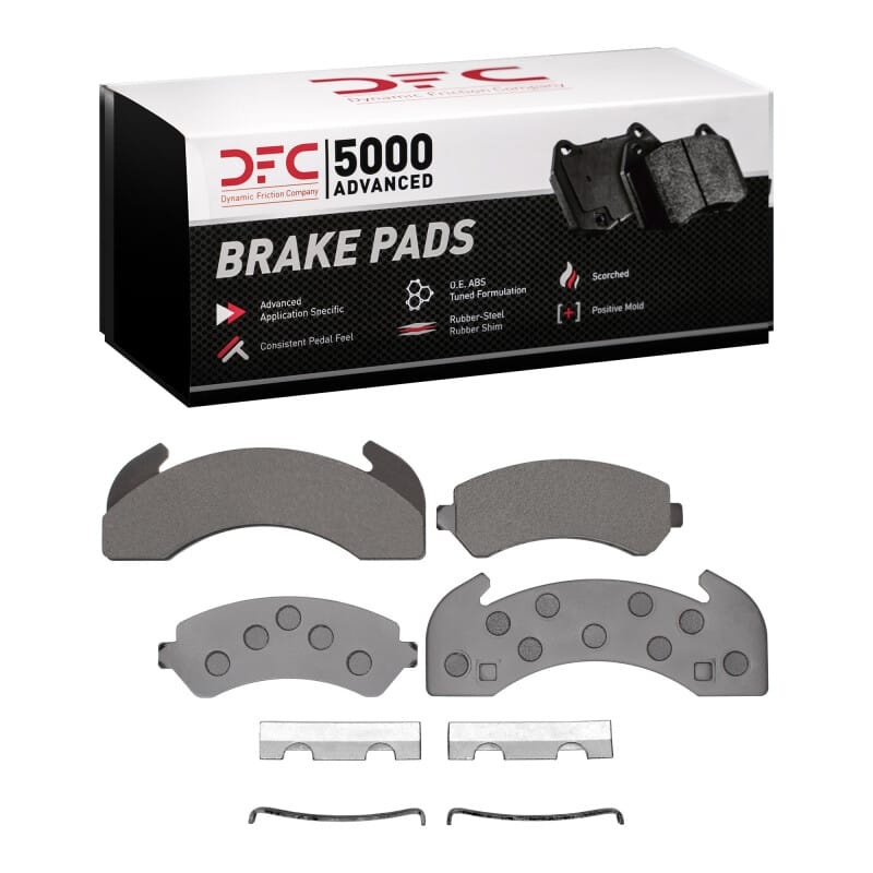 DFC — DFC 83-12 Blue Bird TC1000 Rear 5000 Advanced Semi Metallic Brake Pads and Hardware Kit
DFC Brake Pad Set