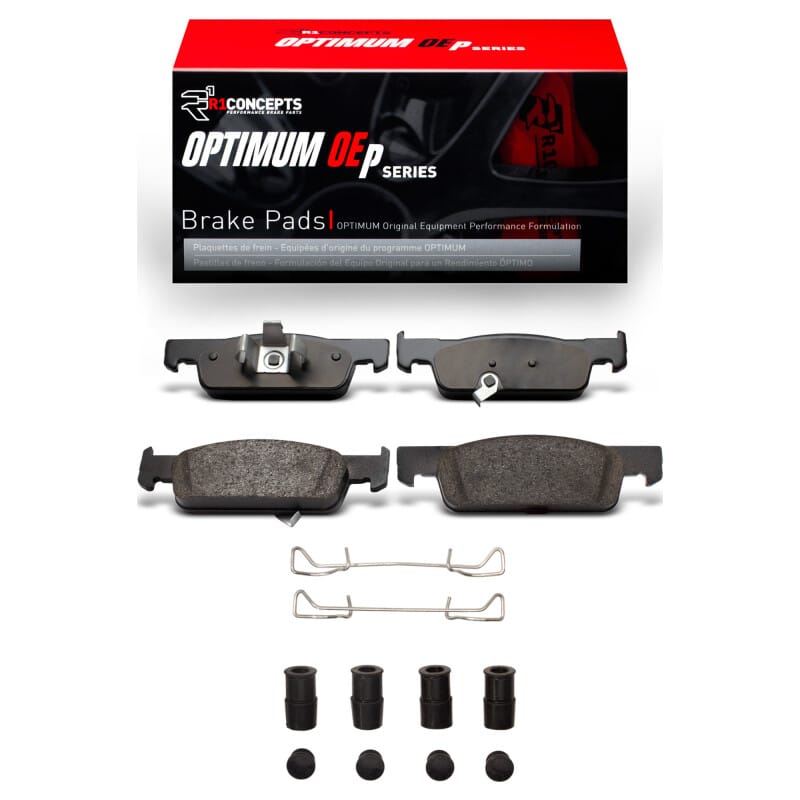 R1 Concepts — R1 16-19 Smart Fortwo Front Optimum OE Pads & Hardware Kit
R1 Optimum Oe Pads a