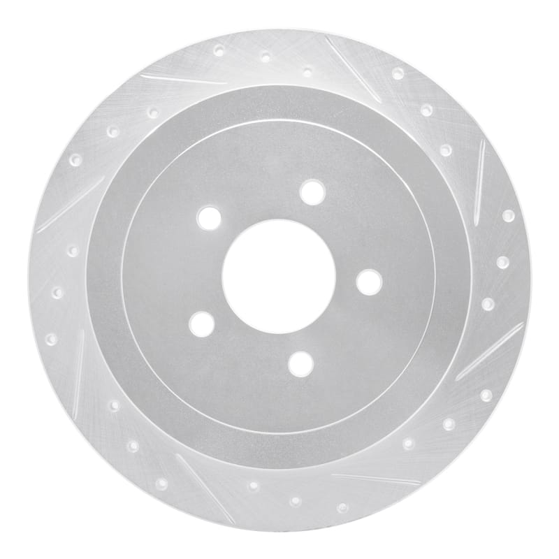 R1 Concepts — R1 03-11 Lincoln Town Car Rear Right Drilled & Slotted Silver Brake Rotor
R1 Brake Rotor Drill