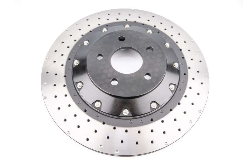 DBA — DBA 16-18 Ford Focus RS Front 5000 Series 2-Piece Drilled Rotor w/Black Hat
Brake Rotor