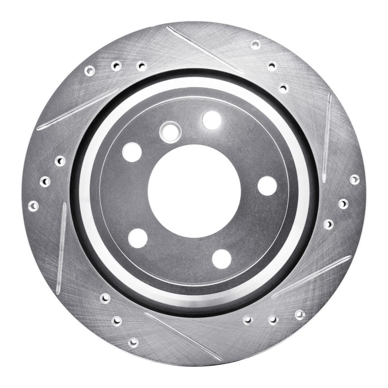 R1 Concepts — R1 96-03 BMW 528I Rear Right Drilled & Slotted Silver Brake Rotor
R1 Brake Rotor Drill