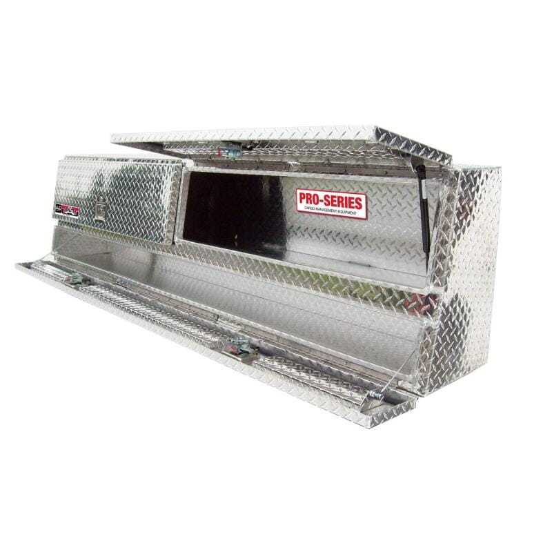 Westin — Westin/Brute Contractor TopSider 88in w/ Doors - Aluminum
ToolBxTrkBedSideRail