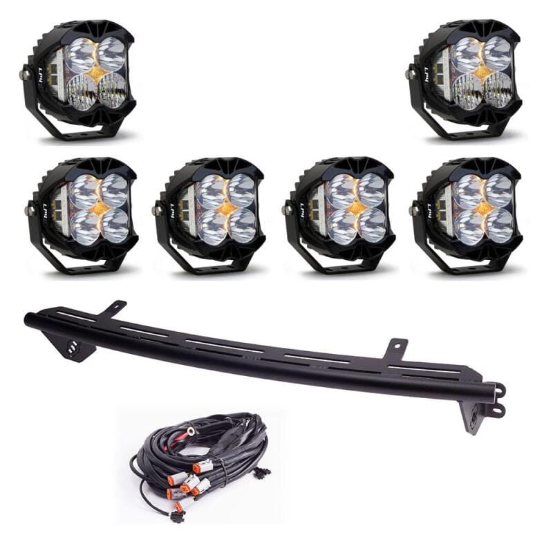 Baja Designs — Baja Designs 23+ Ford Super Duty LP4 Bull Bar Light Kit w/ Upfitter