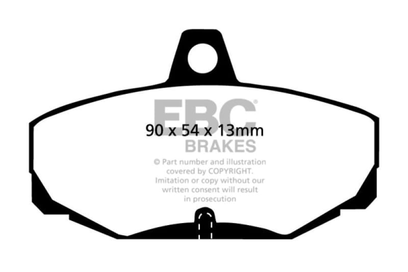 EBC — EBC 96-00 Ac Ace 5.0 Yellowstuff Rear Brake Pads