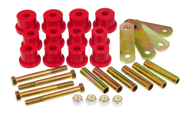 Prothane — Prothane 67-69 Chevy Camaro HD Spring & Shackles Bushings - Red
SPRING/SHACKLE BUSH