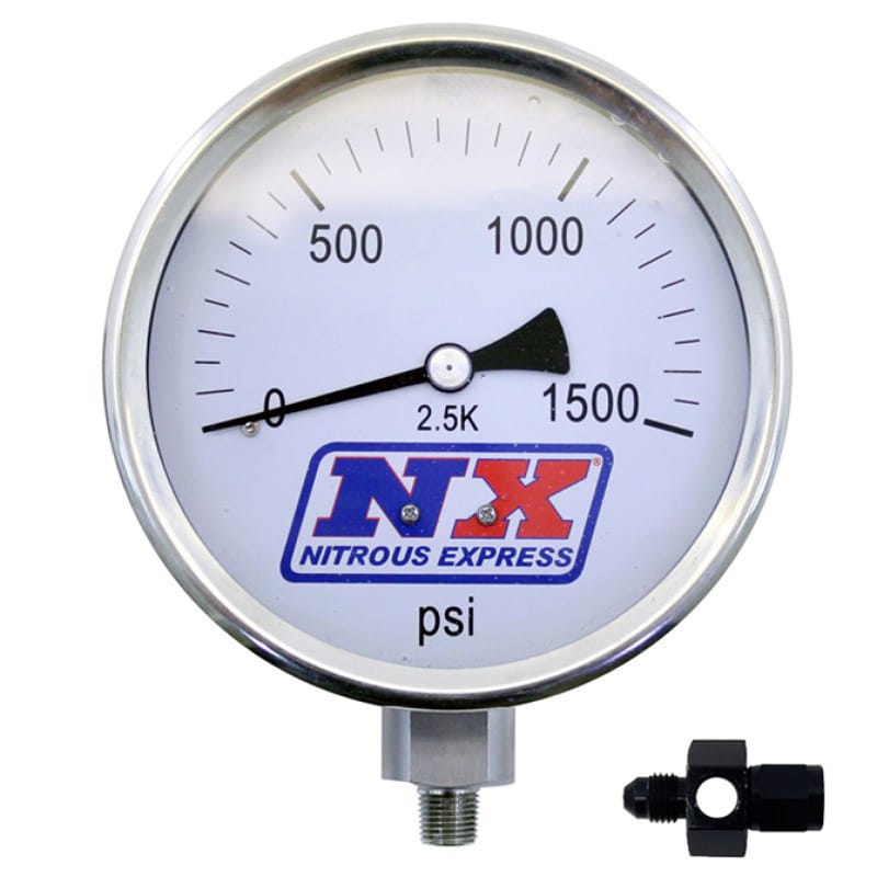 Nitrous Express — Nitrous Express Nitrous Pressure Gauge 4in-High Accuracy 6AN
N2OPresrGg
Gauge