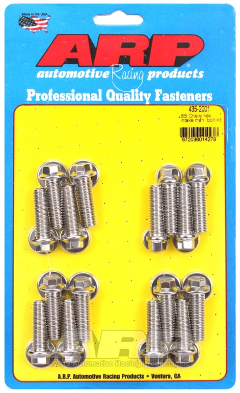 ARP — ARP BB Chevy Hex Intake Manifold Bolt Kit