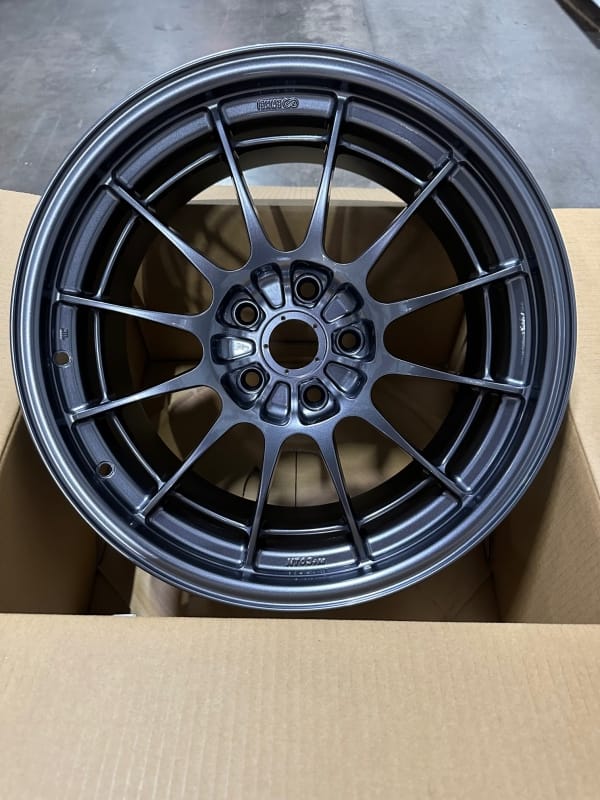 Enkei — Enkei NT03+M 18x9.5 5x114.3 40mm Offset 72.6mm Bore Gunmetal Wheel *MOQ 40