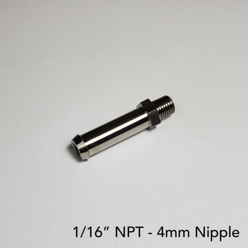 Ticon — Ticon Industries 4mm Nipple Type 40mm OAL 1/16in NPT Fitting