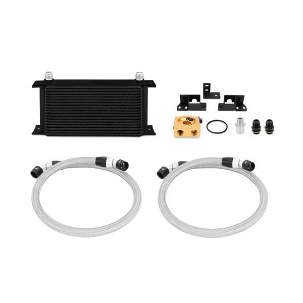 Mishimoto — Mishimoto 2007-2011 Jeep Wrangler JK Oil Cooler Kit Thermostatic Black