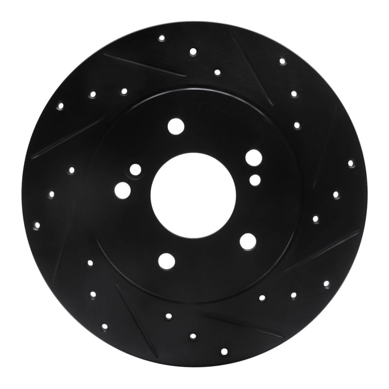 R1 Concepts — R1 96-98 Mercedes-Benz SL320 Rear Right Drilled & Slotted Black Brake Rotor
R1 Brake Rotor Drill