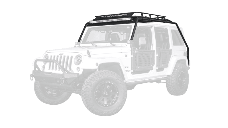 Body Armor 4x4 — Body Armor 4x4 07-18 Jeep Wrangler JK Windshield Light Bar