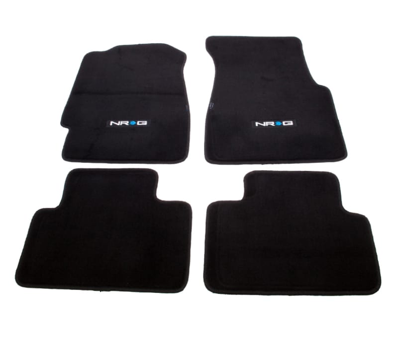 NRG — NRG Floor Mats - 92-95 Honda Civic 2DR (NRG Logo) - 4pc.