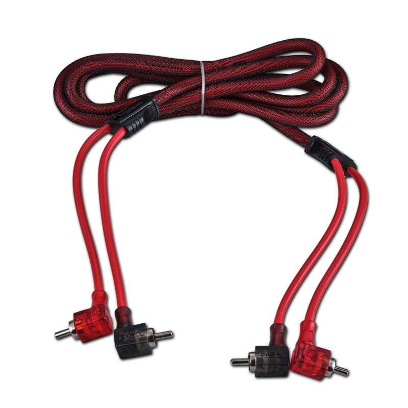 DS18 — DS18 Level 2 RCA Wire 6-Feet Smart 90-Degree Connectors
