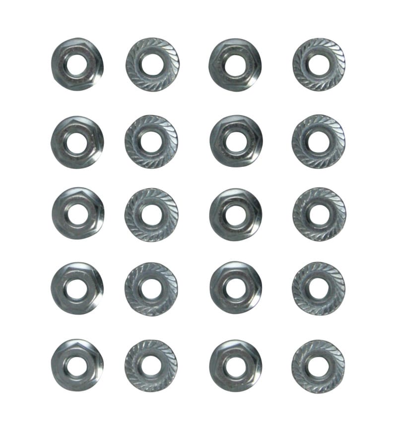 Moroso — Moroso Oil Pan Nuts - 1/4in x 28in - 20 Pack