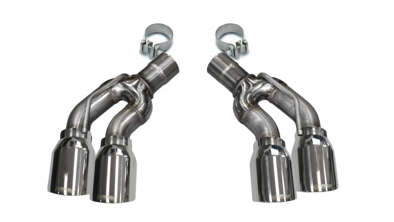 CORSA Performance — Corsa 2016-2019 Cadillac CTS-V 2.75in Inlet / 4.0in Outlet Polished Tip Kit (For Corsa Exhaust Only)
Exhaust