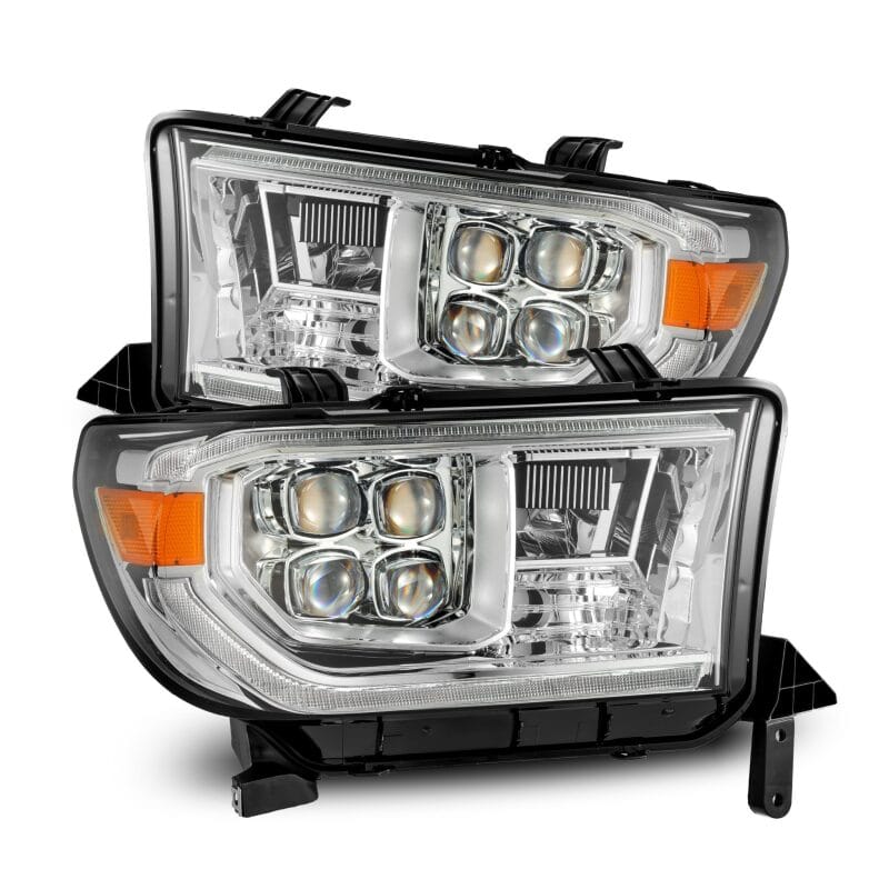 AlphaRex — AlphaRex 07-13 Toyota Tundra / 08-17 Sequoia NOVA LED Proj HL Chrome w/Actv Light Seq. Sig + DRL
Projector Headlights