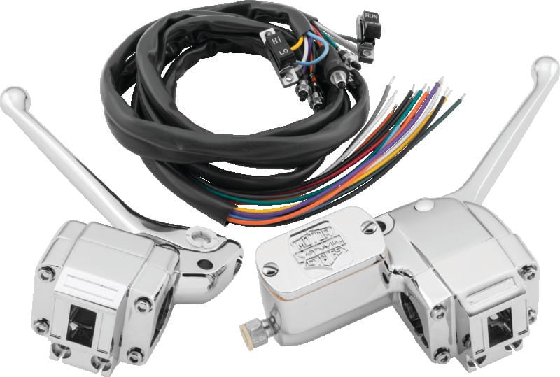 Bikers Choice — Handlebar Control Kit With Black Switches