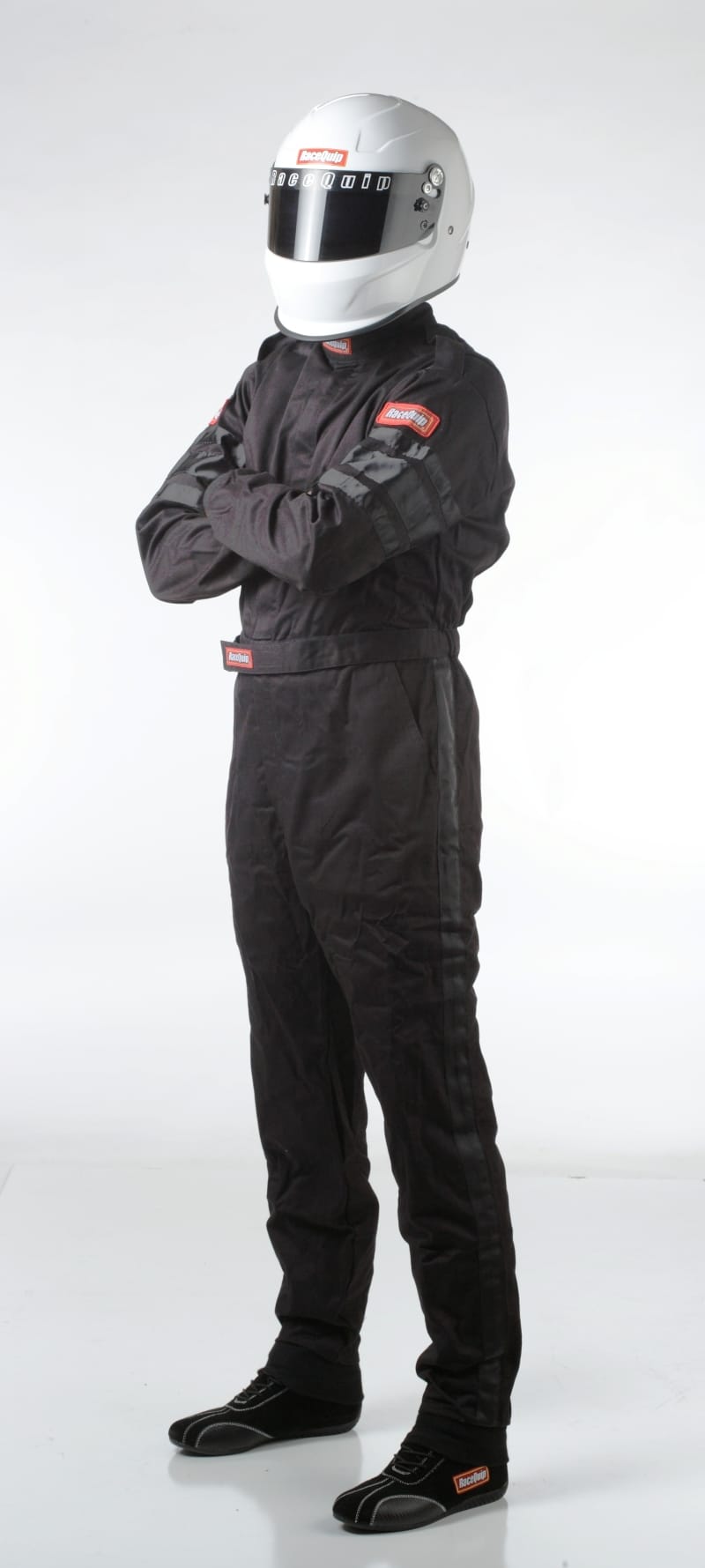Racequip — RaceQuip Black SFI-1 1-L Suit - Medium