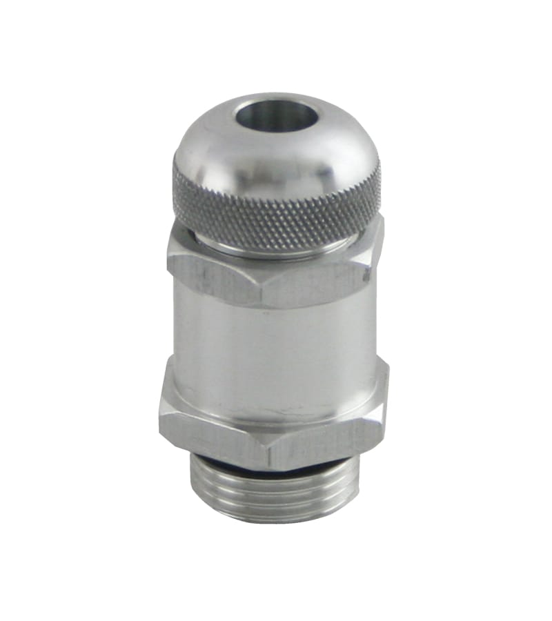 Moroso — Moroso Vacuum Relief Valve w/Adjustable Knob -12An Female Gland Seal - Aluminum - Single