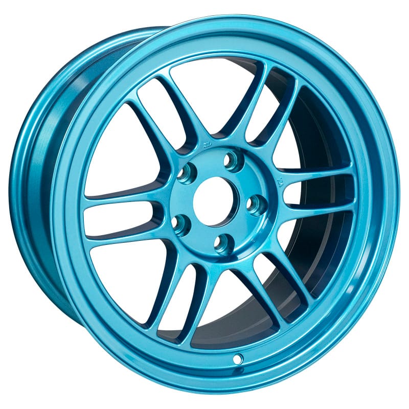 Enkei — Enkei RPF1 17x9 5x114.3 22mm Offset 73mm Bore Emerald Blue Wheel (MOQ 40)
enk379-790-6522EB