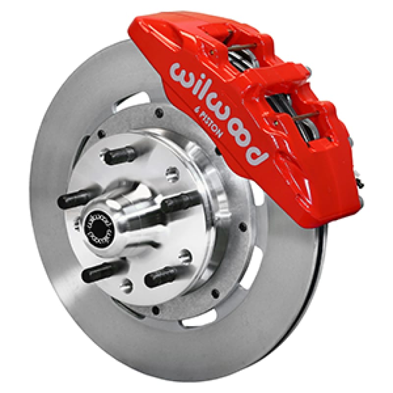 Wilwood — Wilwood 97-93 Mopar A/B/E/F/J Body Dynapro 12.19x0.81 Six Piston Front BBK - Red