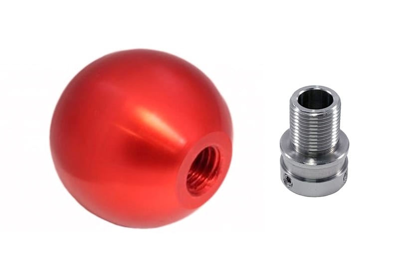 Torque Solution — Torque Solution Billet Shift Knob (Red) Volkswagen/Audi Manual Transmission