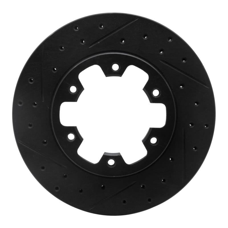 R1 Concepts — R1 83-85 Nissan 720 DATSUN Front Left Drilled & Slotted Black Brake Rotor
R1 Brake Rotor Drill
