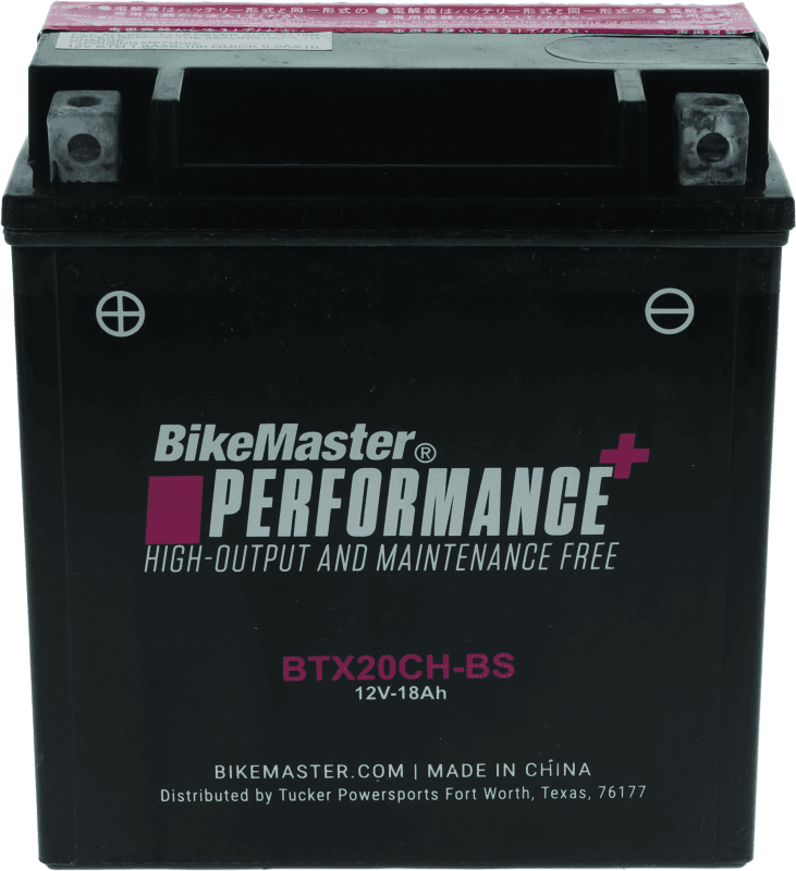 BikeMaster — BTX20CH-BS Battery, 220 CCA