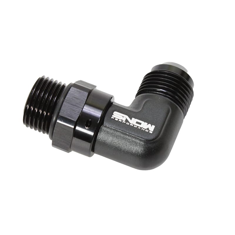 Snow Performance — Snow Performance 10 ORB to -12 AN 90 Degree Swivel Fitting (Black)
AN Fitting
