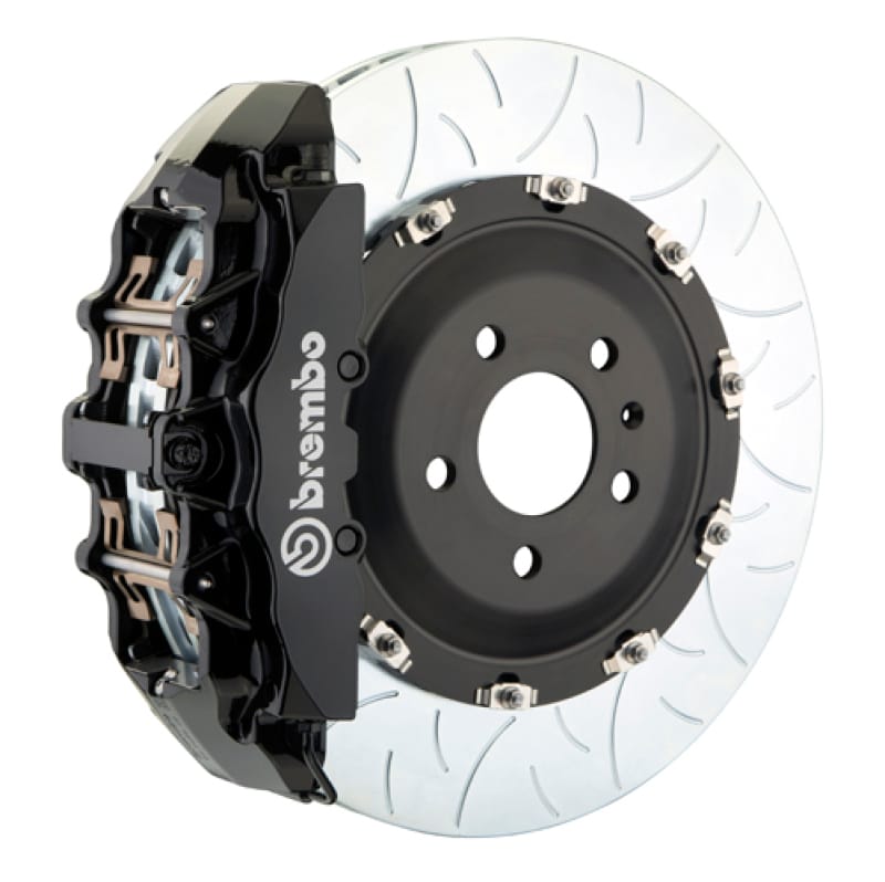 Brembo — Brembo 06-08 RS4 Front GT BBK 6 Piston Cast 380x34 2pc Rotor Slotted Type-3-Black