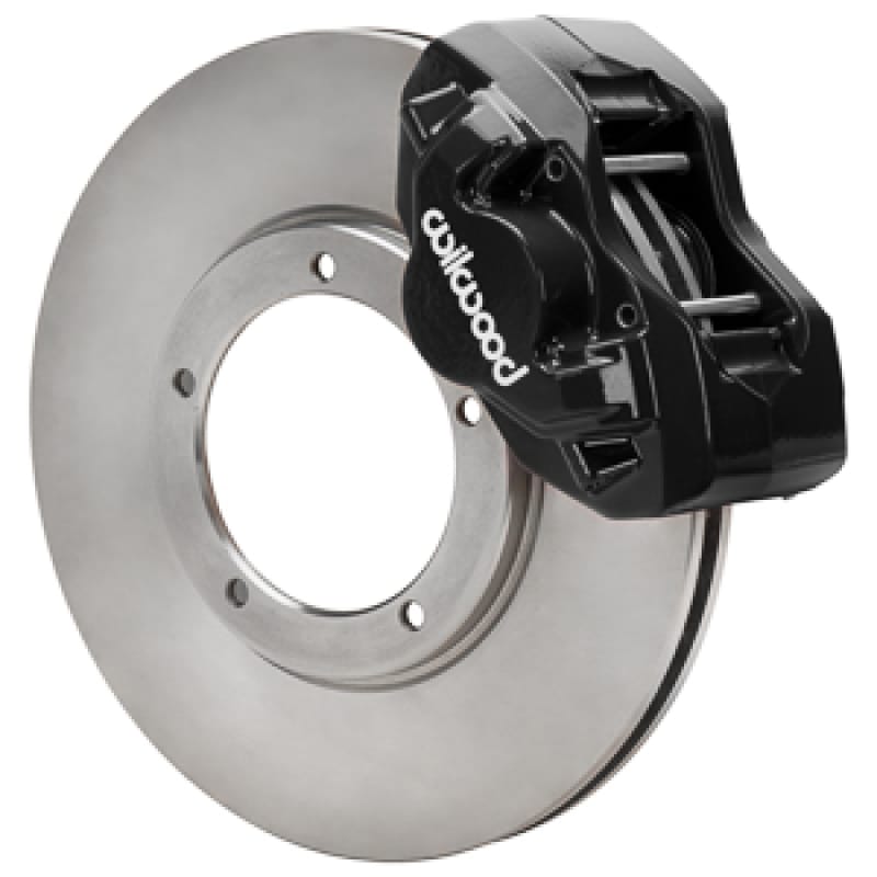 Wilwood — Wilwood 84-89 Porsche 911 D45 11.10in. Front Brake Kit w/ Flex Lines - Black