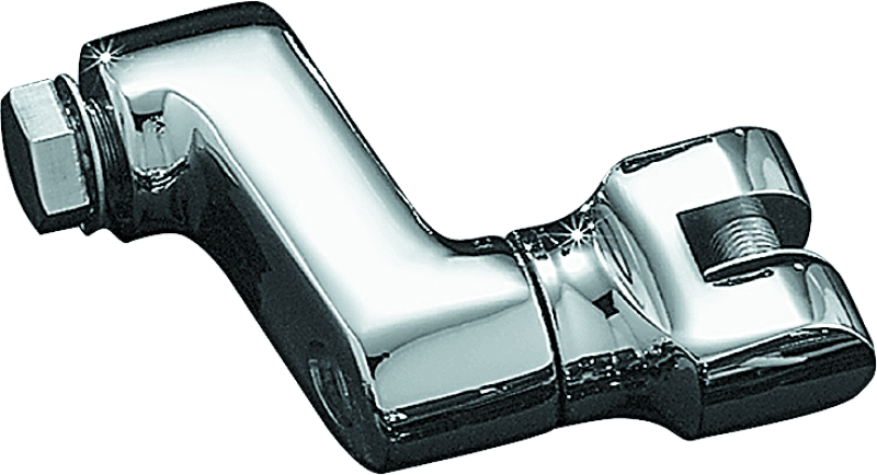 Kuryakyn — Kuryakyn Offset Peg Mount With 1/2in-13 Mount Bolts Chrome (Pair)