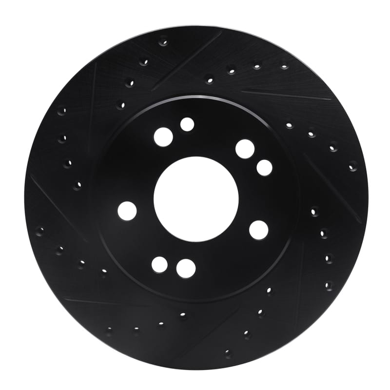 R1 Concepts — R1 84-95 Mercedes-Benz E300 Front Left Drilled & Slotted Black Brake Rotor
R1 Brake Rotor Drill