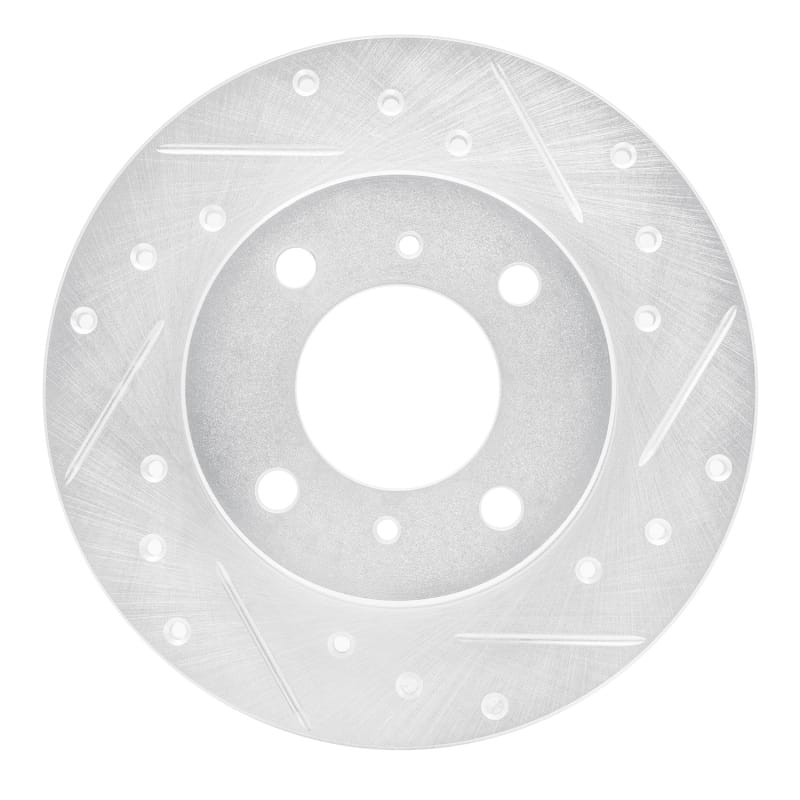 R1 Concepts — R1 92-96 Dodge COLT Front Right Drilled & Slotted Silver Brake Rotor
R1 Brake Rotor Drill