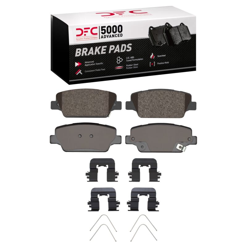 DFC — DFC 17-19 Kia Cadenza Rear 5000 Advanced Ceramic Brake Pads and Hardware Kit
DFC Brake Pad Set