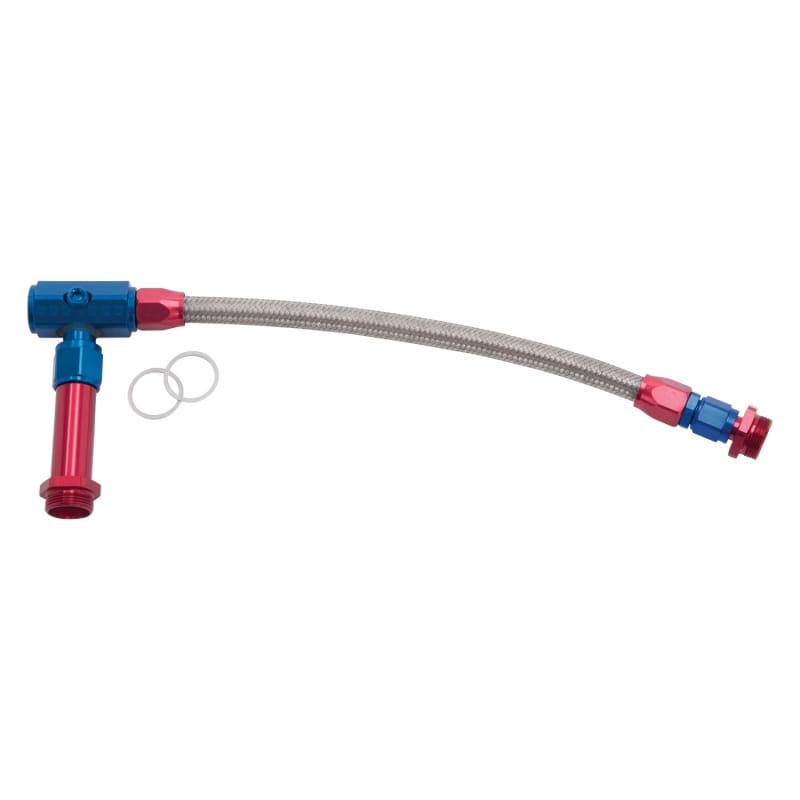 Russell — Russell Performance -6 AN to 3/8in Female NPT ProFlex Holley 4150 Dual Inlet Carb Kit (Red/Blue)
Carburetor Fuel Line