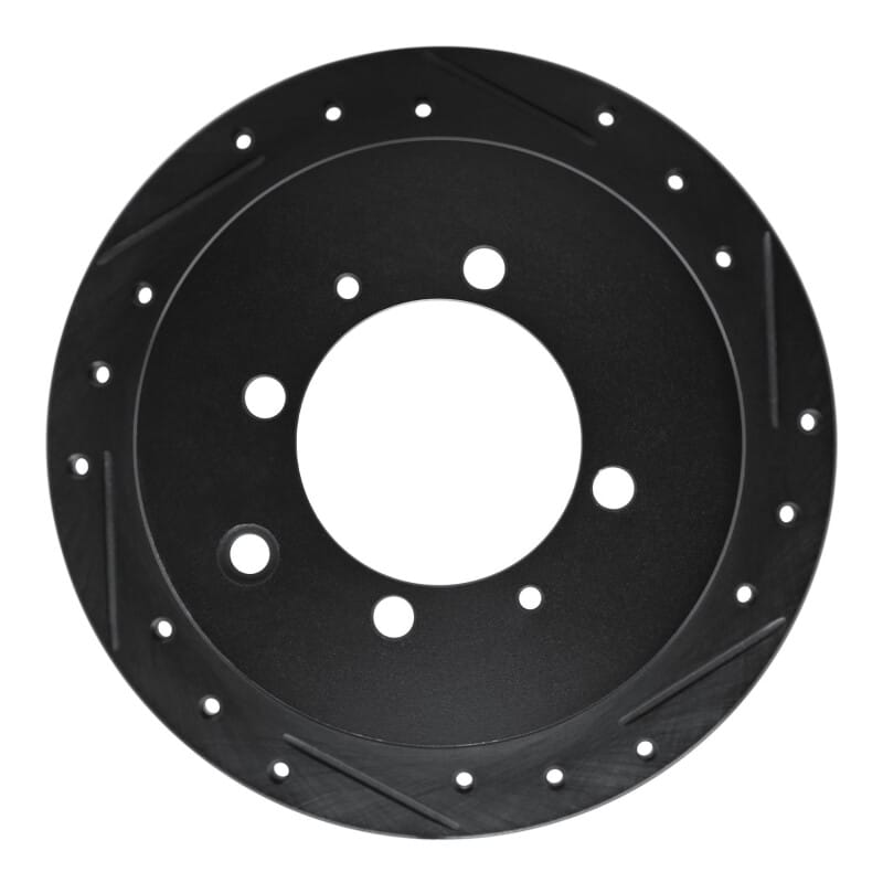 R1 Concepts — R1 91-93 Hyundai Sonata Rear Right Drilled & Slotted Black Brake Rotor
R1 Brake Rotor Drill