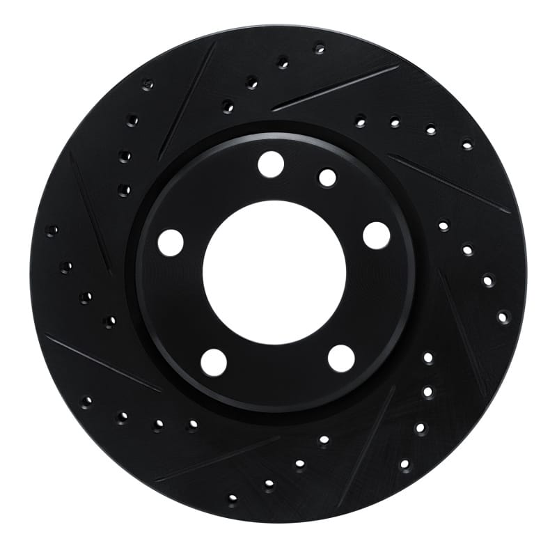 R1 Concepts — R1 88-91 BMW M3 Front Left Drilled & Slotted Black Brake Rotor
R1 Brake Rotor Drill